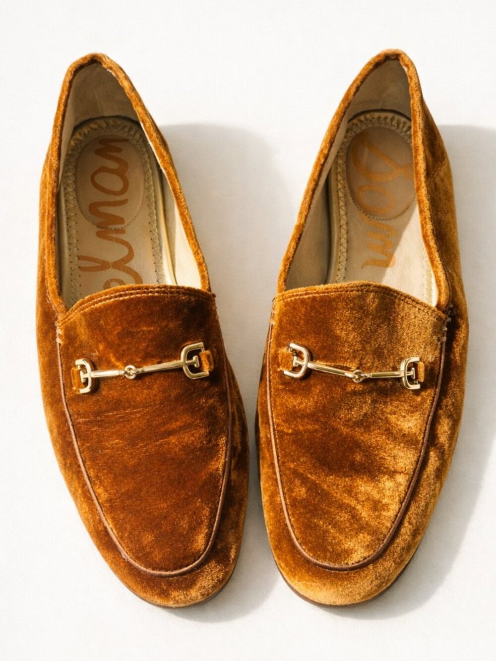 Sam Edelman Velvet Horsebit Loafers | Size 8 | Editorial | Euro Street Style